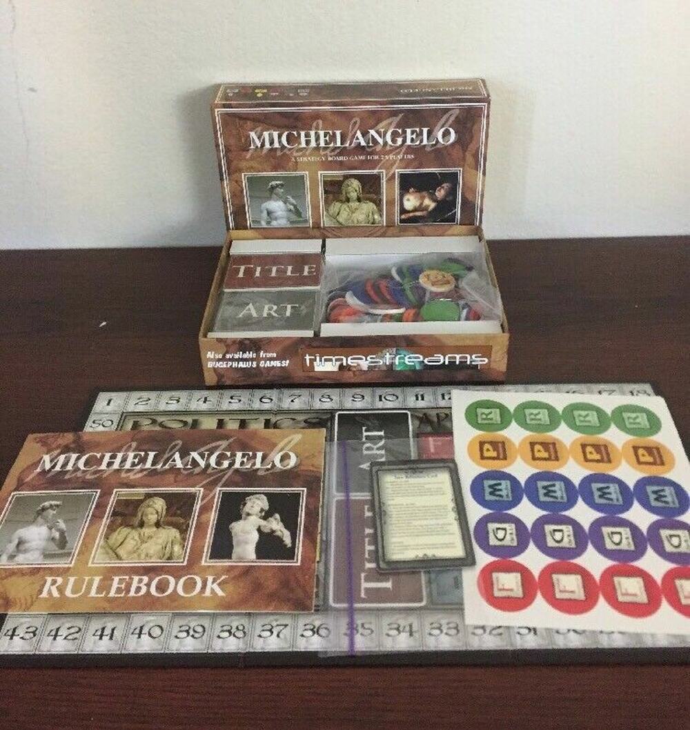 Michel Angelo A Strategy Board Game For 2-players